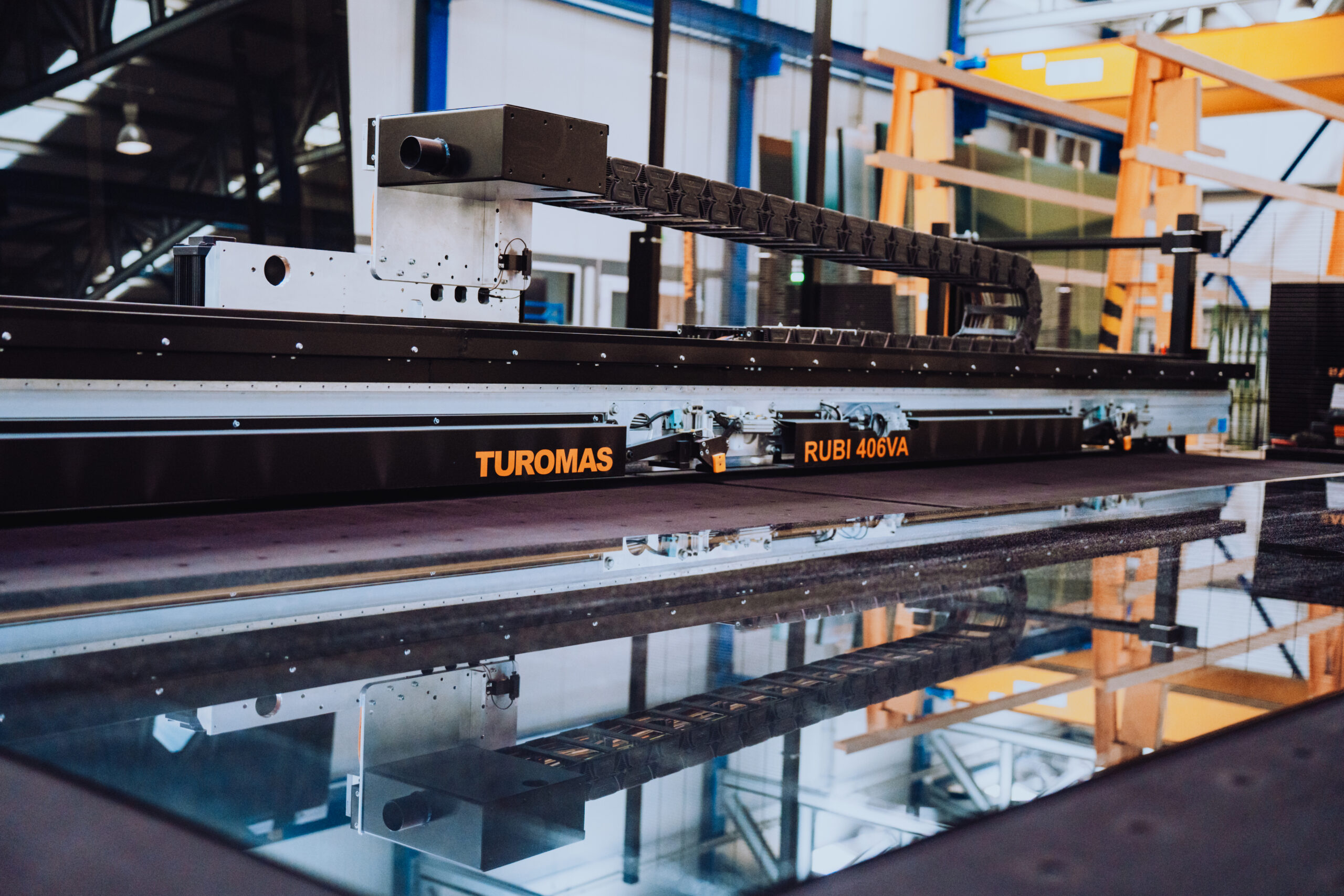 Folienbeschichtetes Glas